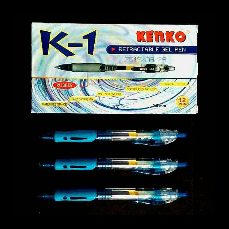

DISKON PEN/ BALLPEN GELL KENKO K1 (0.5MM) PAKET ALAT TULIS MURAH