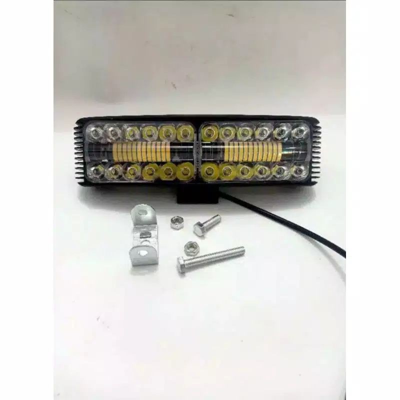 Lampu tembak sorot 48LED HI LOW plus braket angel cover besi waterproof