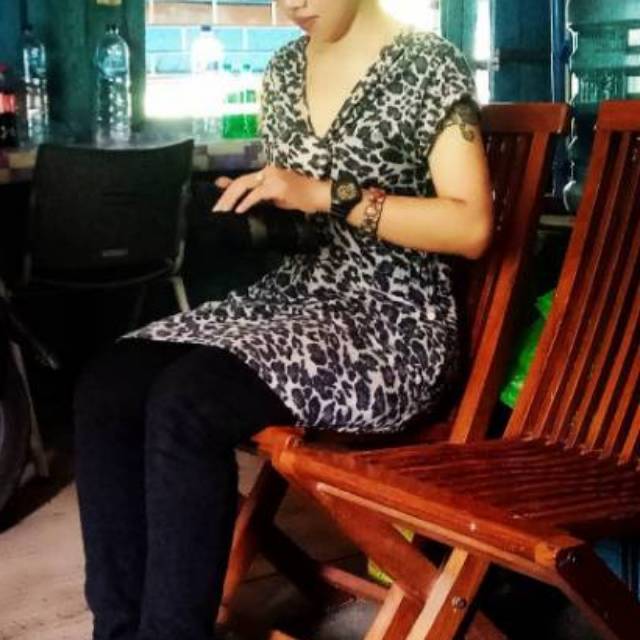 Daster dress manohara leopard macan