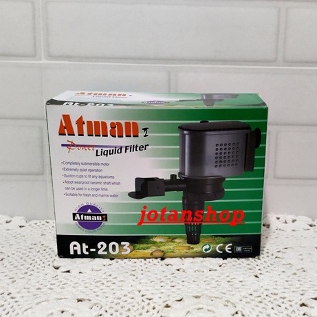 Atman AT-203 AT 203 AT203 mesin Pompa Celup power heads Aquarium aquascape powerhead