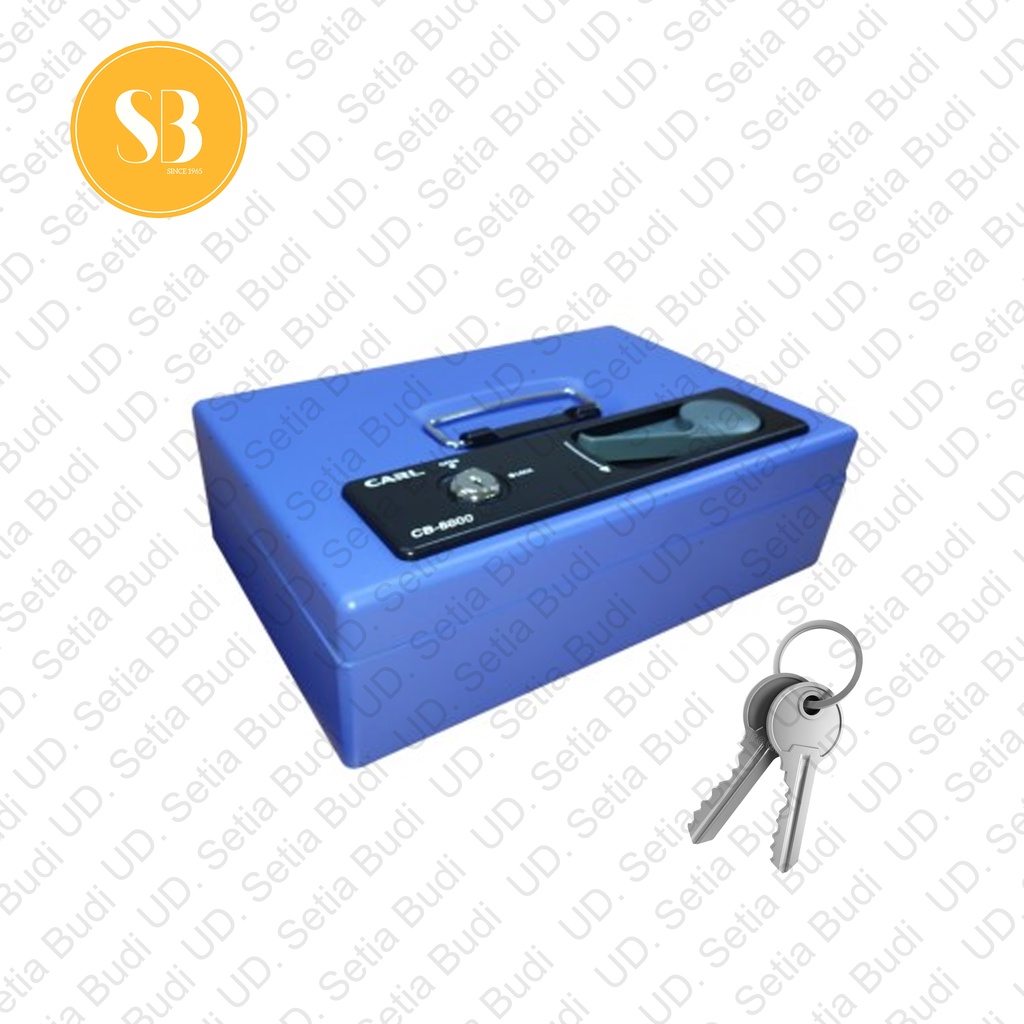 Cash Box Carl CB-8800 Biru Safety Box CB8800