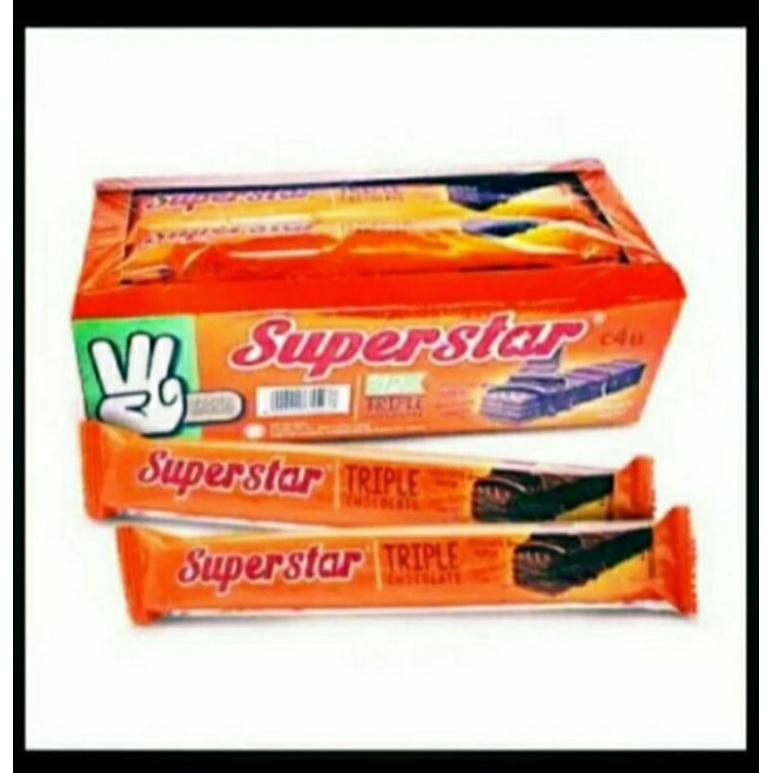

wafer superstar coklat