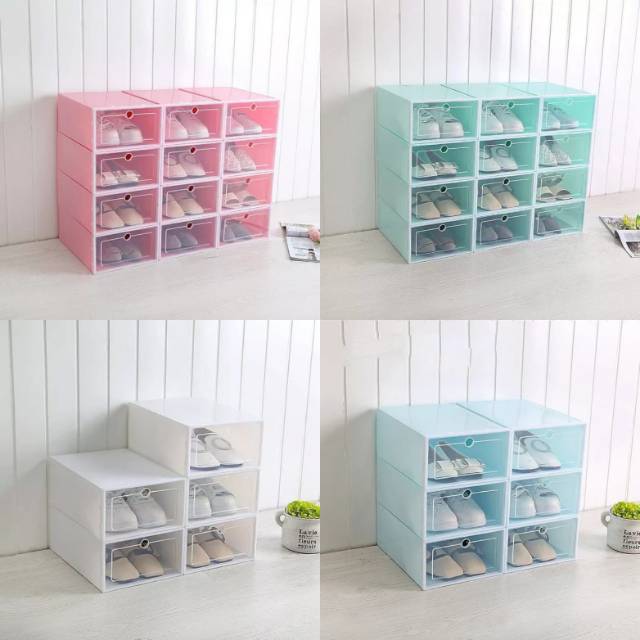 Kotak sepatu portable - shoes box - box sepatu jumbo
