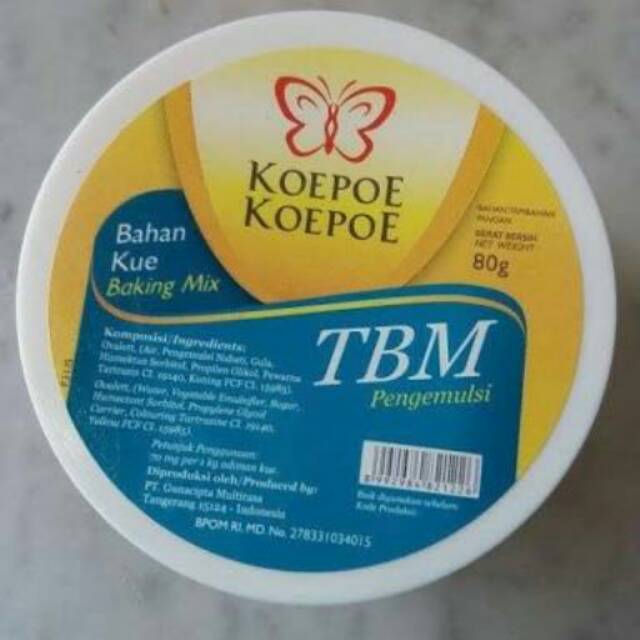 

80gr TBM Koepoe/Pelembut Bolu/Pengembang Bolu/Emulsifier