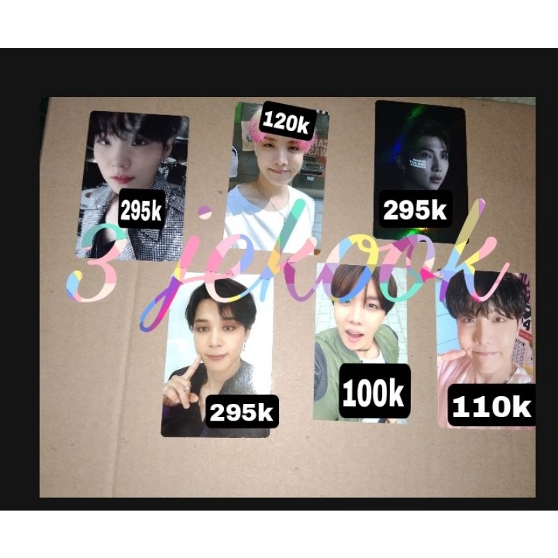 JIMIN CLUE, JHOPE RPC BE ESS, JHOPE HYYH PT2