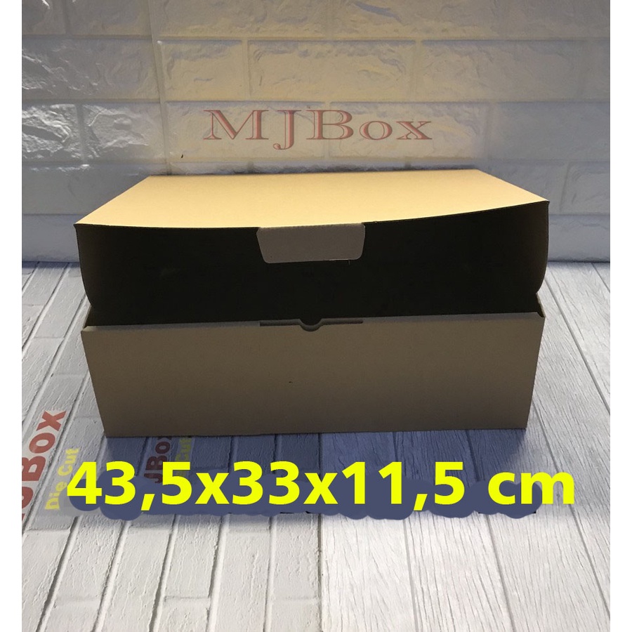 

box Kardus karton uk. 43,5 x 33 x 11,5 cm ........model box pizza