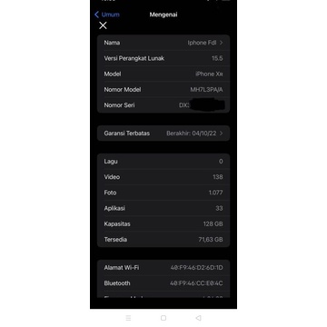 iPhone xr128 gb