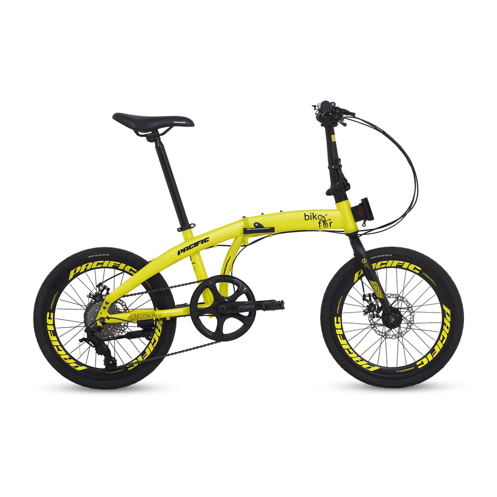 SEPEDA LIPAT PACIFIC 2980 RX 6.8 20” 8 SPEED FRAME STEEL MECHANICAL DISC BRAKE BICYCLE FOLDING BIKE