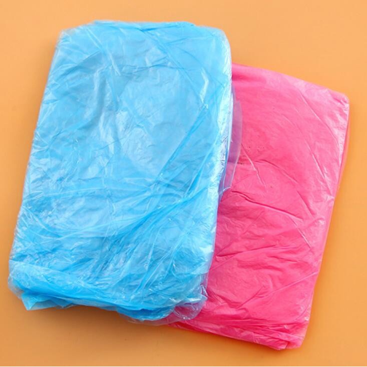 Jas hujan plastik sekali pakai Raincoat Disposable Emergency