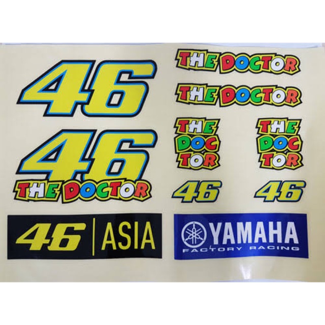 stiker motor yamaha 46