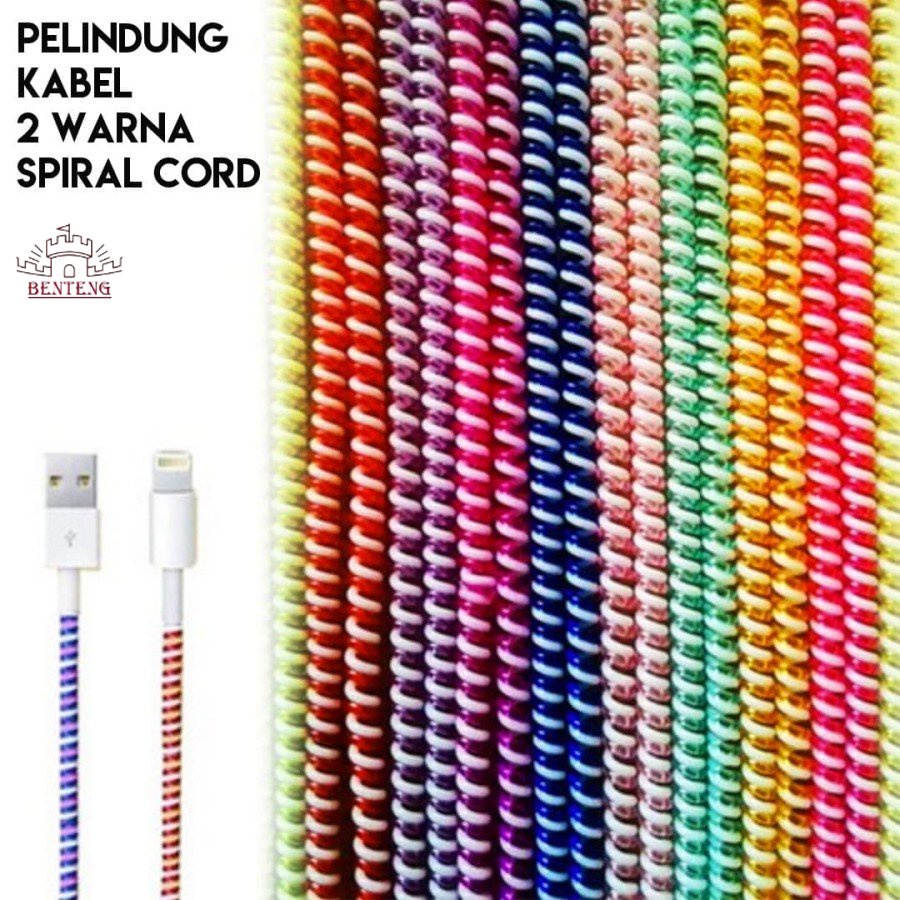 Pelindung Kabel 2 Warna Spiral