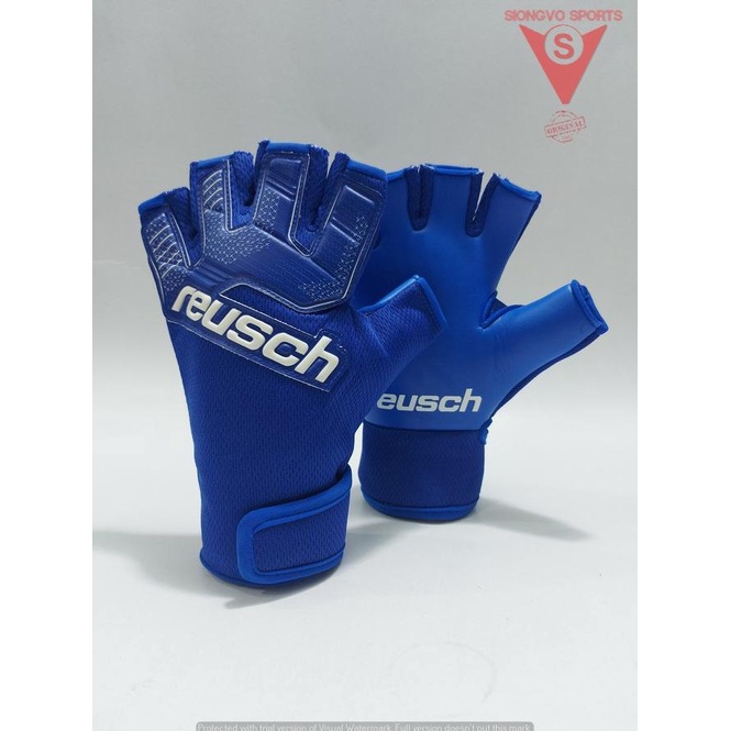 SARUNG TANGAN KIPER REUSCH FUTSAL GRIP HALF FINGER 51703204010