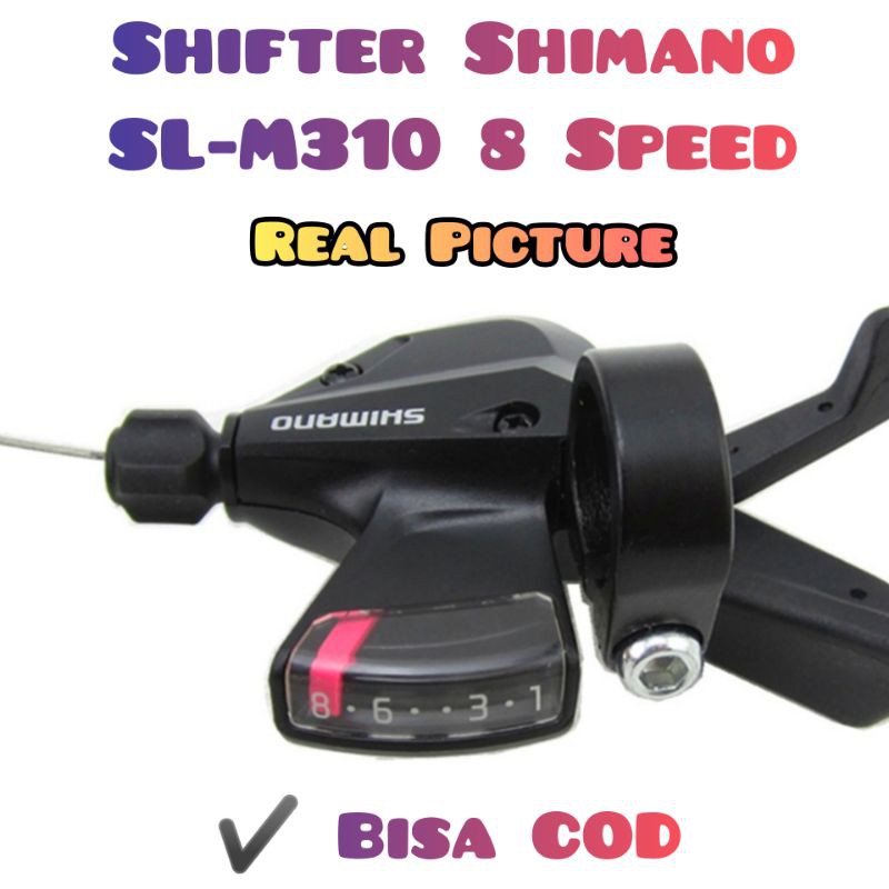 Shifter 8 Speed(kanan saja)Ori SHIMANO SL M310
