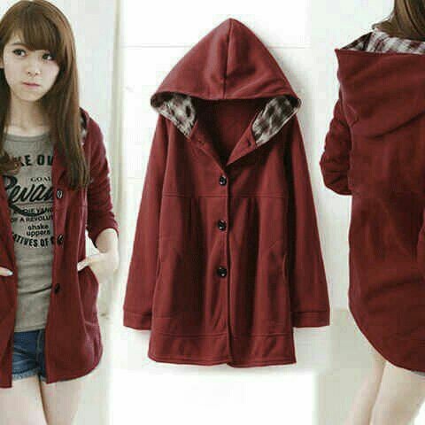 JAKET MELDA BAHAN BABY TERRY LD 94 PJ 59 / TERMURAH