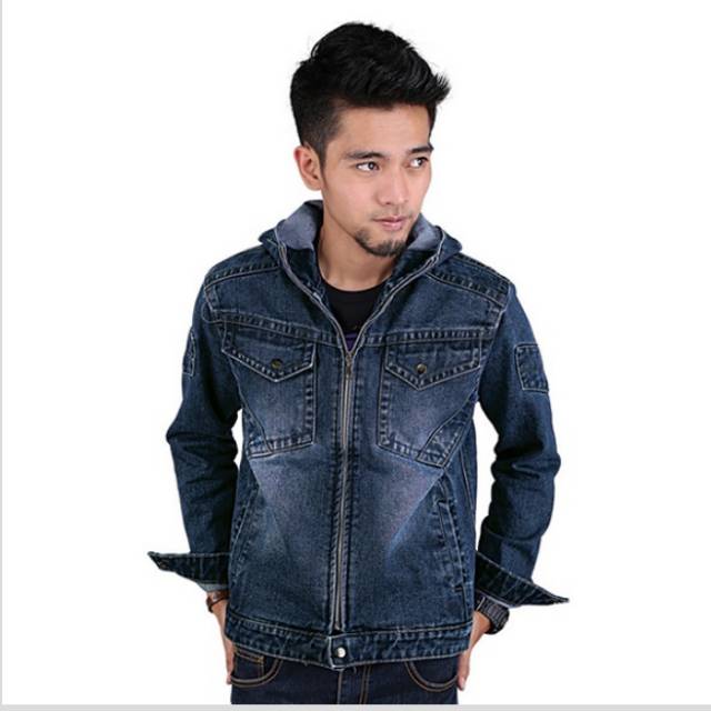 Jaket denim Catenzo BE 081