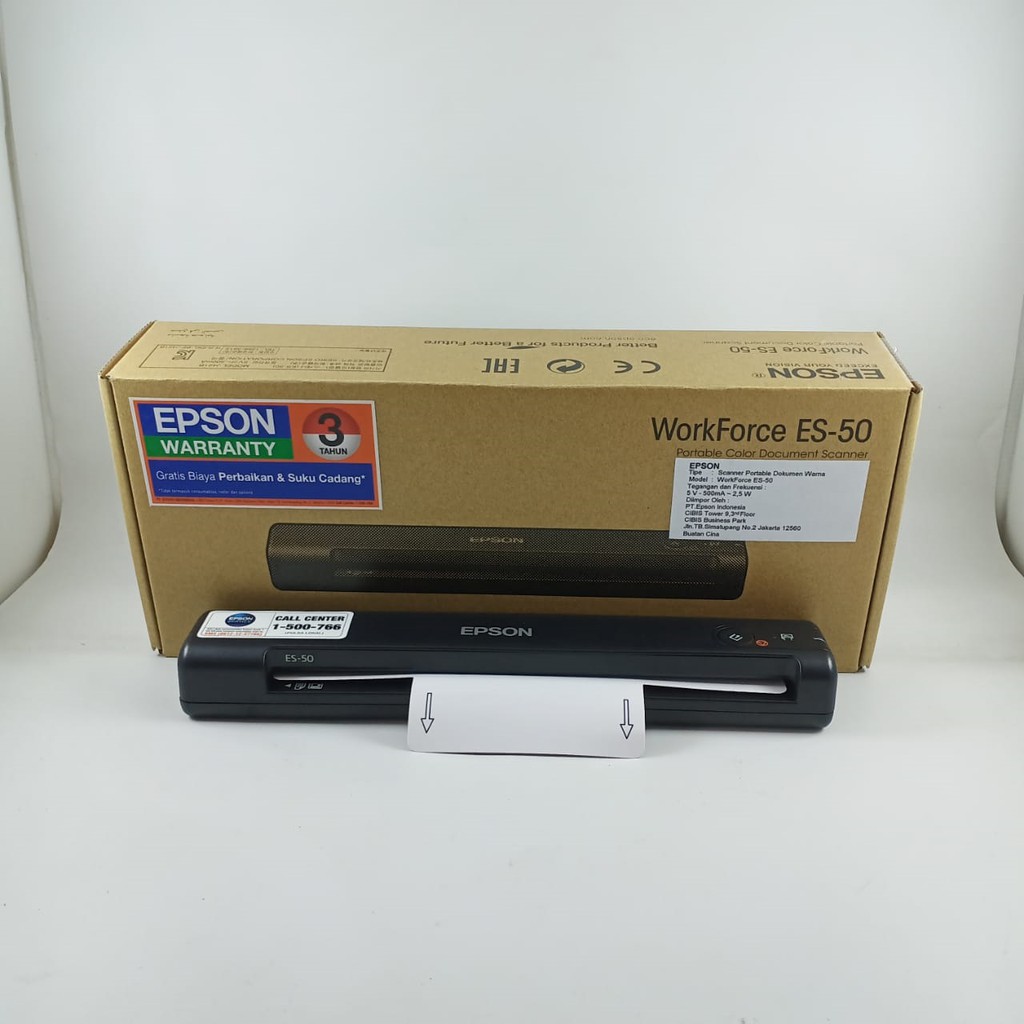 Jual SCANNER EPSON WFES50 BERGARANSI RESMI Shopee Indonesia