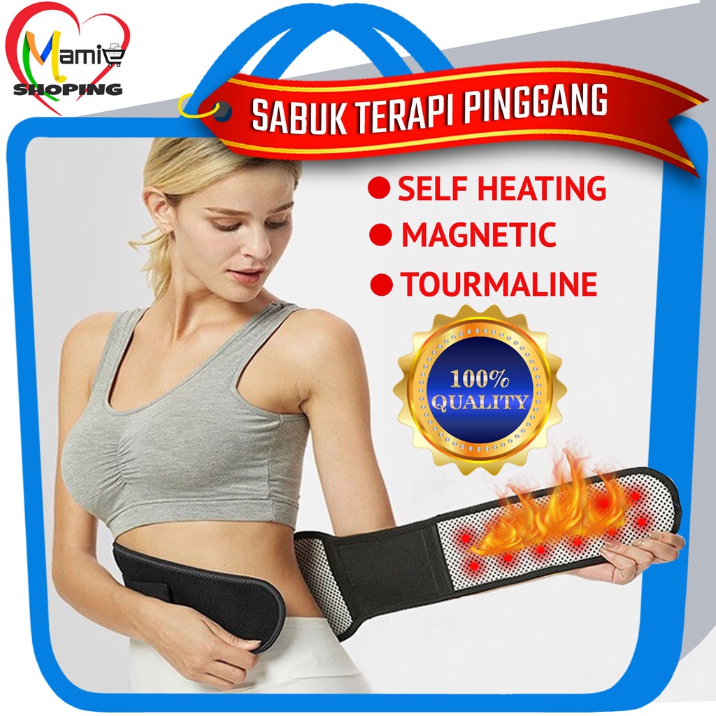 Sabuk Terapi Pinggang Magnetik / Korset Terapi Sakit Pinggang Pekanbaru Riau
