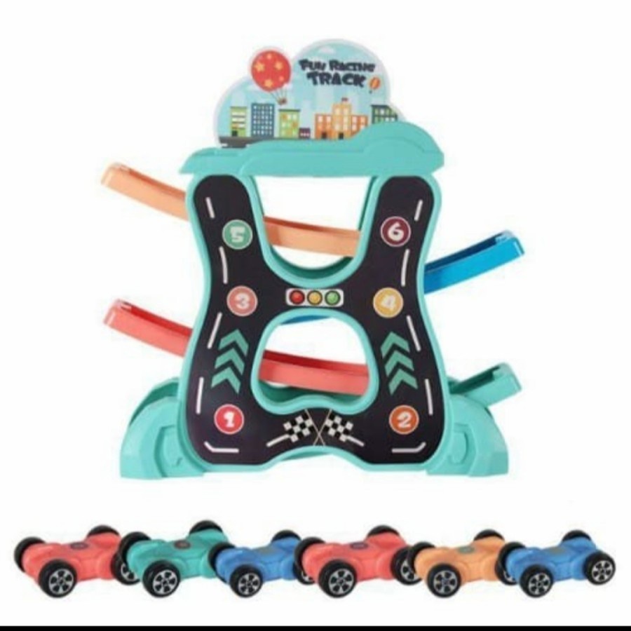 NEW PRODUK Mainan Edukasi Anak Laki-laki Selucuran Mobil Balap Track / MAINAN TRACK MOBIL MOBILAN SLIDING ZIG ZAG FUN RACING TRACK / Mobil Mobilan Murah Kado Anak Cowok 3 4 5 6 Tahun