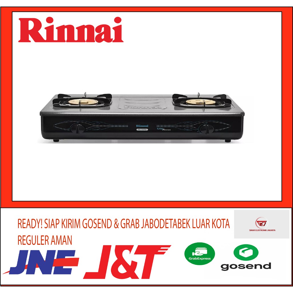 Rinnai RI 712T . Kompor Rinnai Api Turbo&amp;Lilin.Baru Dan Bergaransi Resmi .