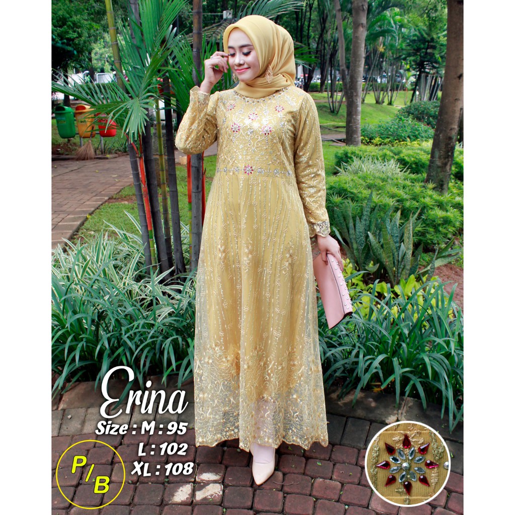 Aneka Warna Gamis Kebaya Erina