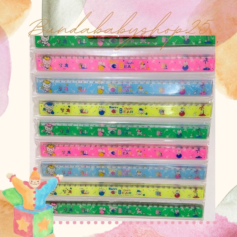 

[Makassar] Penggaris Sekolah,Mistar Sekolah 30 cm #Bundababyshop25