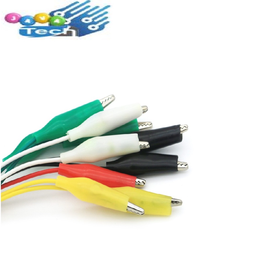 Kabel Aligator Clip 50cm Jepit Buaya 10pcs