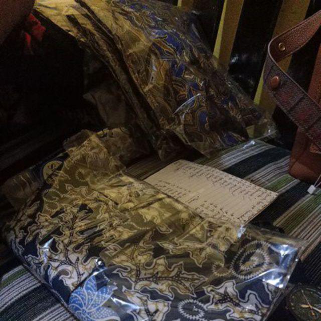 Size M L Xl Xxl Xxxl Bswart Batik Hrb026 Kenongo Hem Pendek Padi Pekalongan M L Xl Batik Pria Murahl