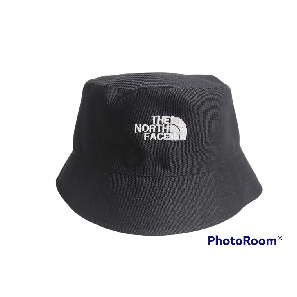 Topi BUCKET Pria bordir motif The North Face keren kekinian aksesoris unisex