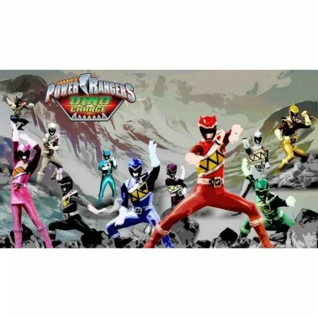 DVD - Power Rangers Dino Charge & Super Charge  - Subtitle Indonesia