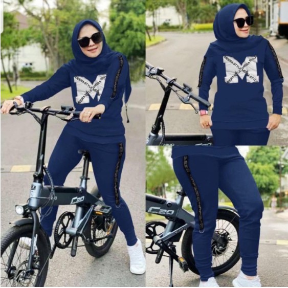 Setelan Senam / Seragam Senam / Baju Senam Jumbo / Training set / baju olahraga wanita