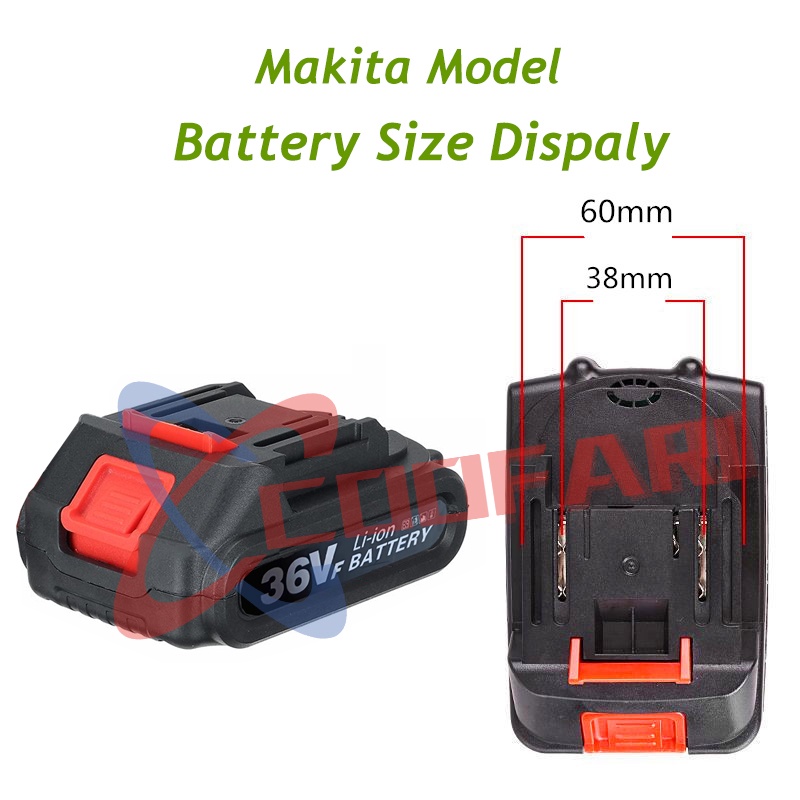 Baterai bor tanpa kabel 36 volt dan 48volt Electric drill battery