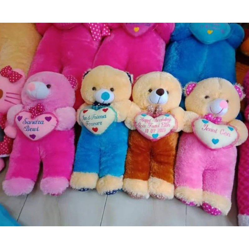 boneka teddy bear jojon XL ukir nama