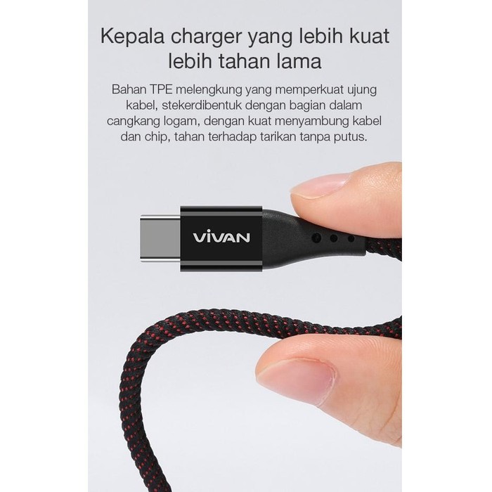 VIVAN KABEL DATA TYPE-C  NC100 - 1M