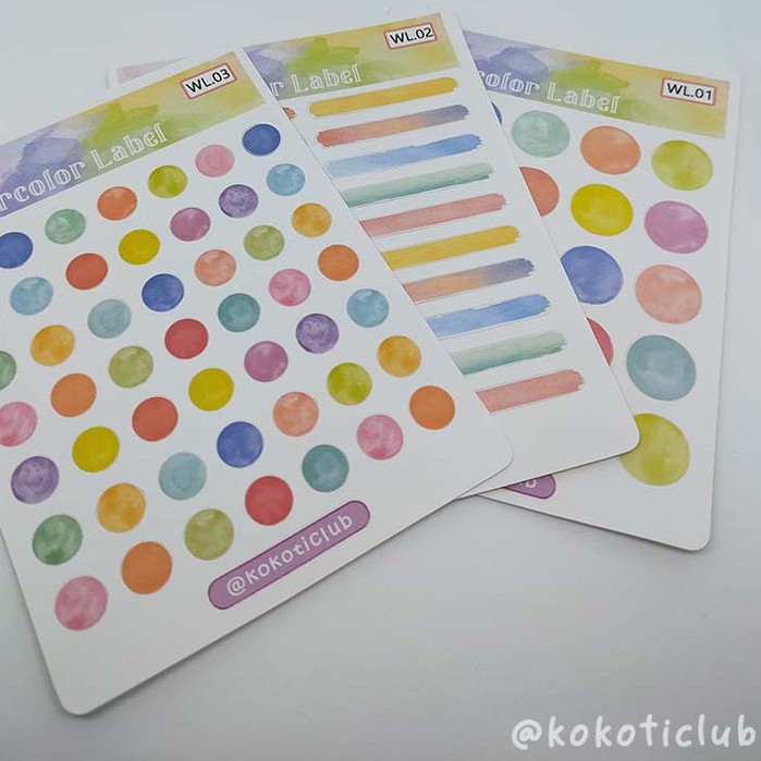 

Sticker Deco/Sticker Aestetic/Sticker Tumblr - Tema Watercolor