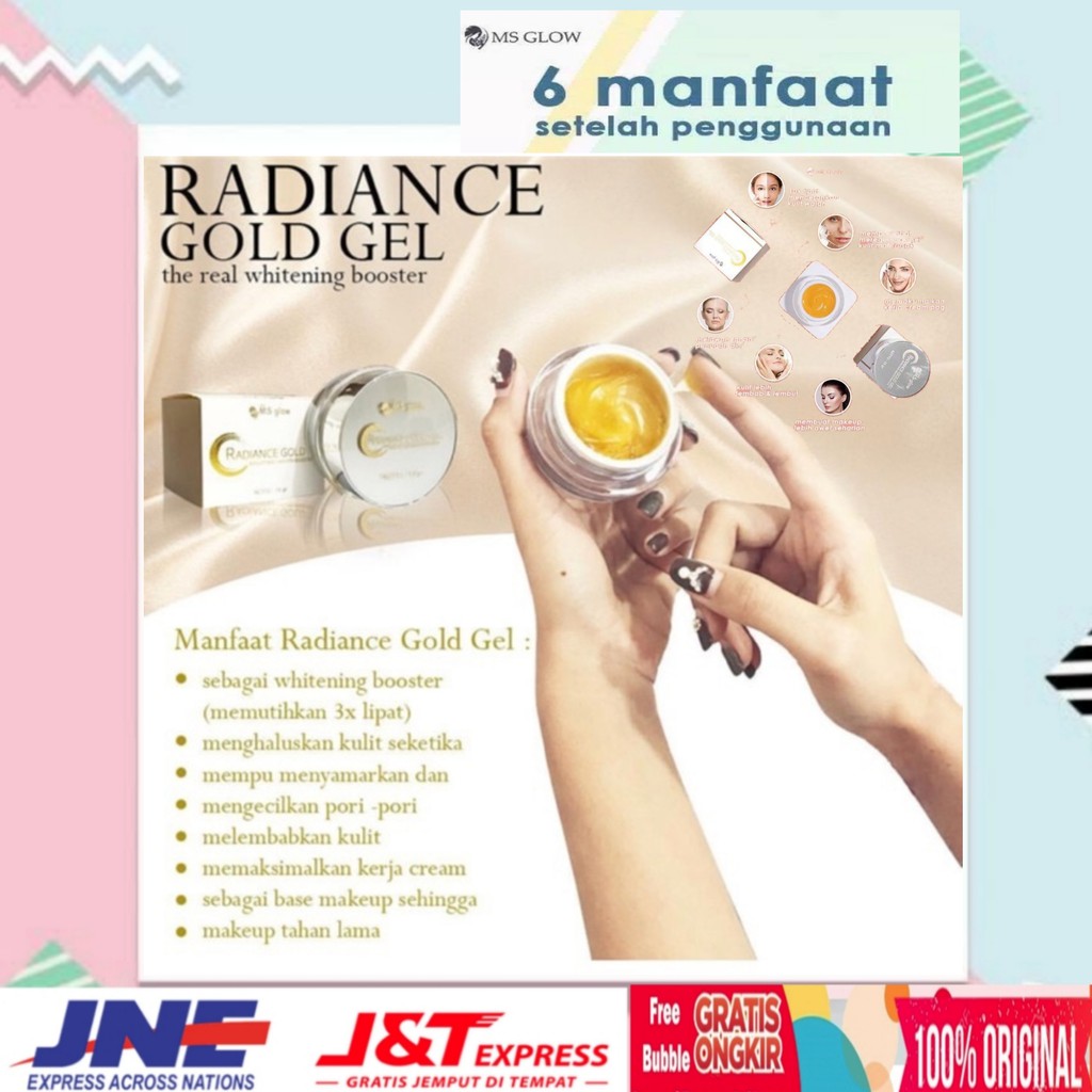 RADIANCE GOLD GEL MS GLOW MS glow Radiance gold gel smoot & white