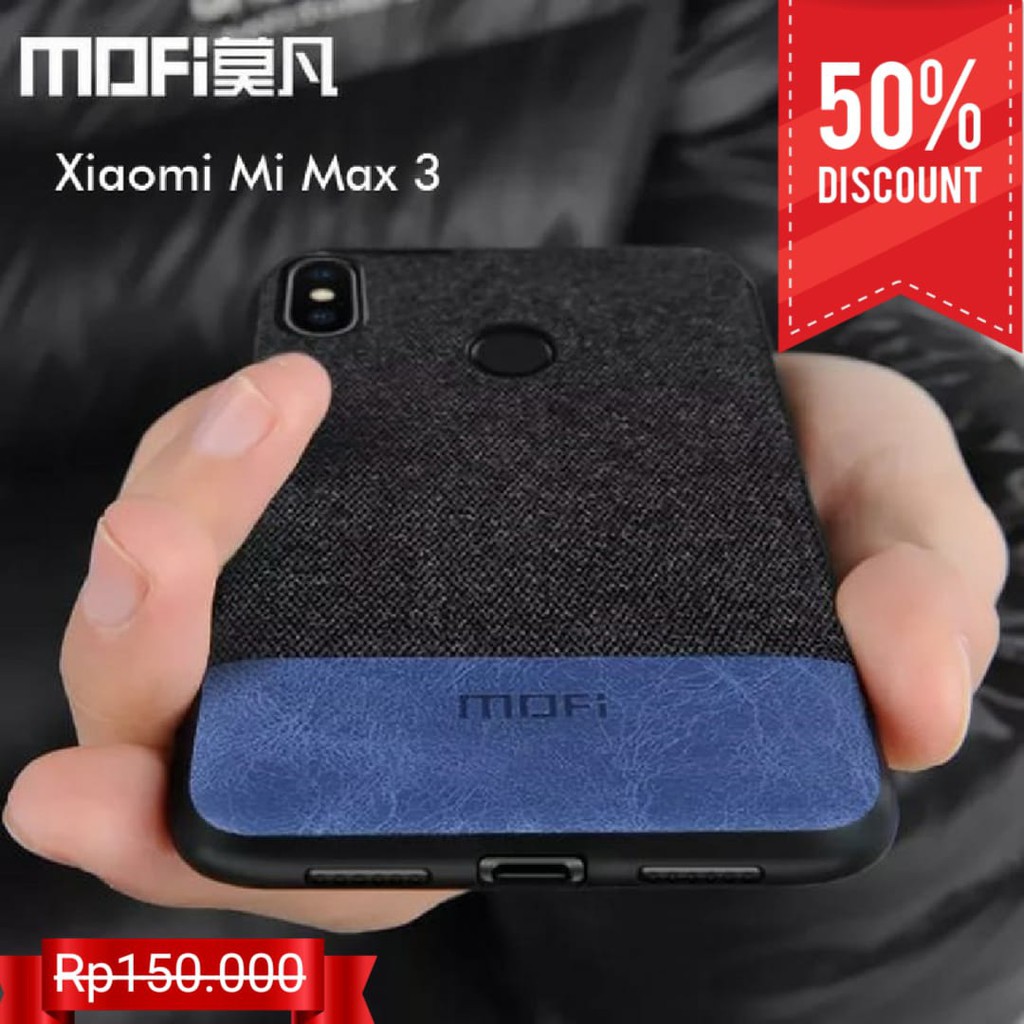 MOFI Xiaomi Mi Max 3 MiMax 3 Case MOFI Fabric ORIGINAL Premium Case