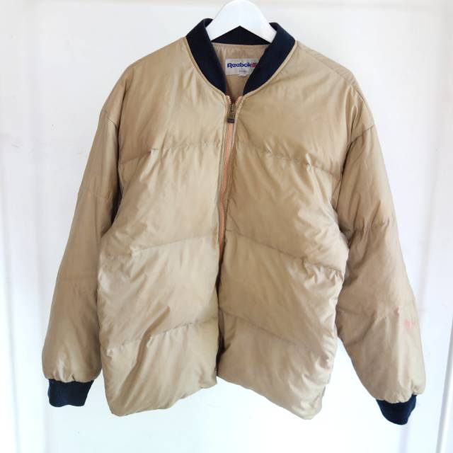 REEBOK Puffer Down Jacket Bulu Angsa Winter Anti angin Preloved Second Branded Original