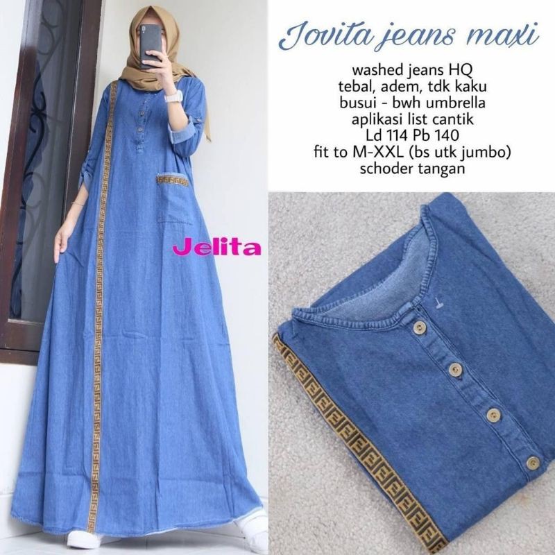JOVITA JEANS MAXY GAMIS JOVITA JEANS MURAH ORIGINAL JELITA