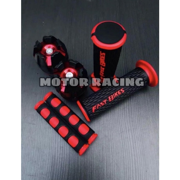 PAKET 3IN1 SARUNG GAS HANDFAT HANDGRIP DAN JALU AS RODA JUMBO DAN KARET HANDLE REM PAKET 3 ITEM UNTUK SEMUA MOTOR