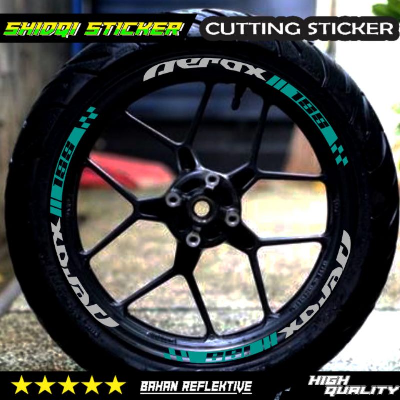 stiker motor Aerox 155 Stiker Velg Motor Aerox 155 Sticker Velk Aerox 155 liist velg Aerox 155