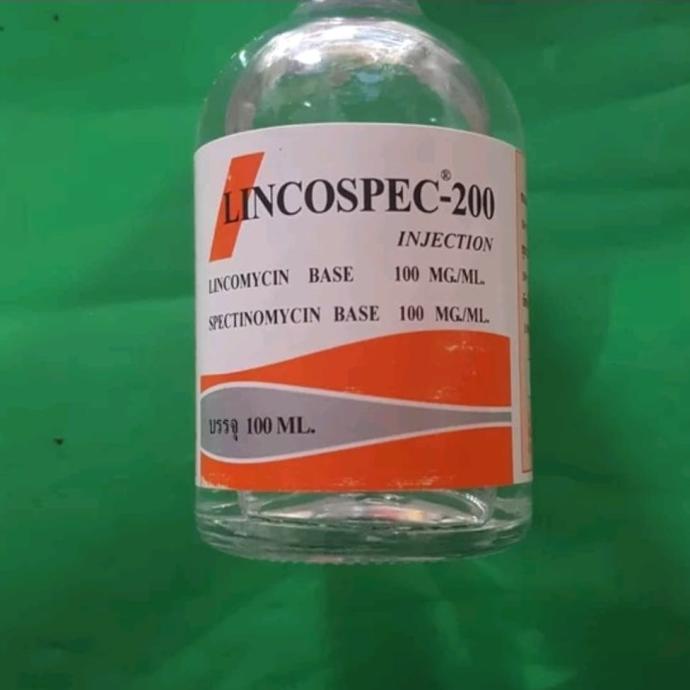 ORIGINAL lincospec 200 obat ayam suntik CRD kolera berak kapur Murah