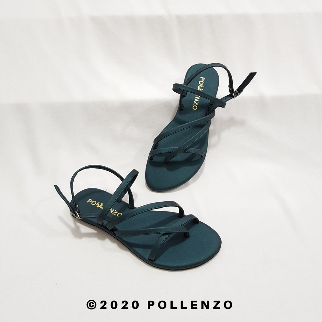 Pollenzo - Sandal Wanita Teplek Tali Bwp-002-IJO TOSCA