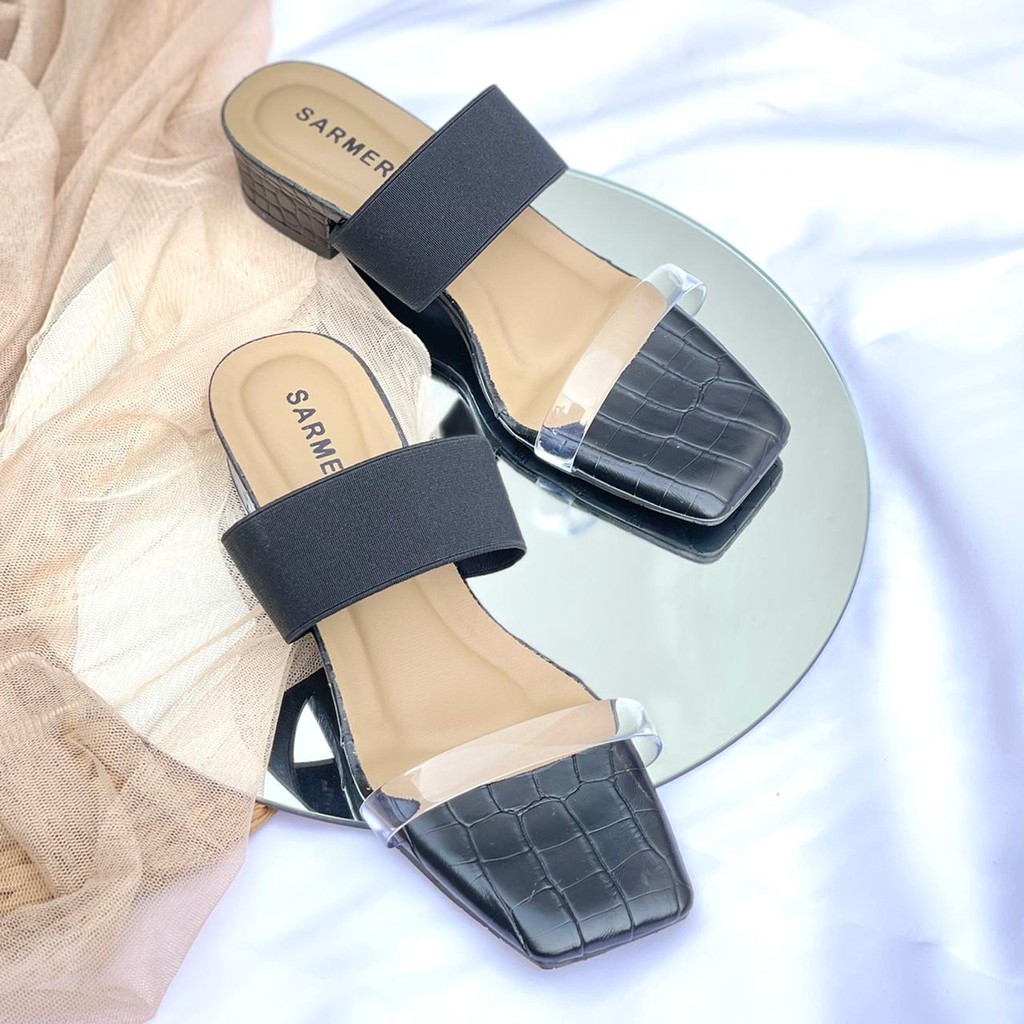 SARMER - ELORA HEELS BLACK