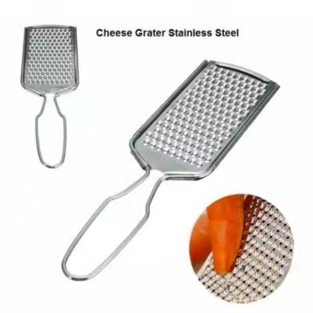 Parutan Keju Kentang Cheese Peeler Coklat Grater Parutan Stainless Stell Alat Parut KC006