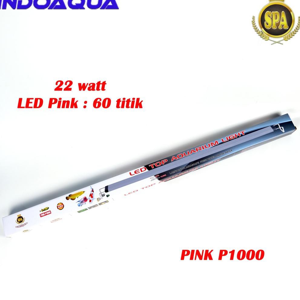 [ART. 8578] INDOAQUA - Lampu LED PINK Aquarium 1 Meter cocok untuk ikan arwana