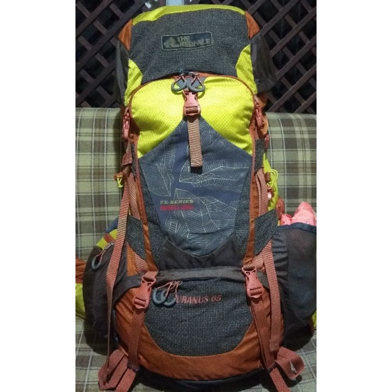 ransel gunung outdoor import second red face