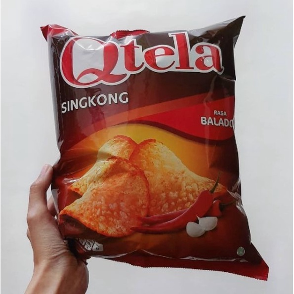 

Qtela Keripik Singkong Rasa Balado 185gr