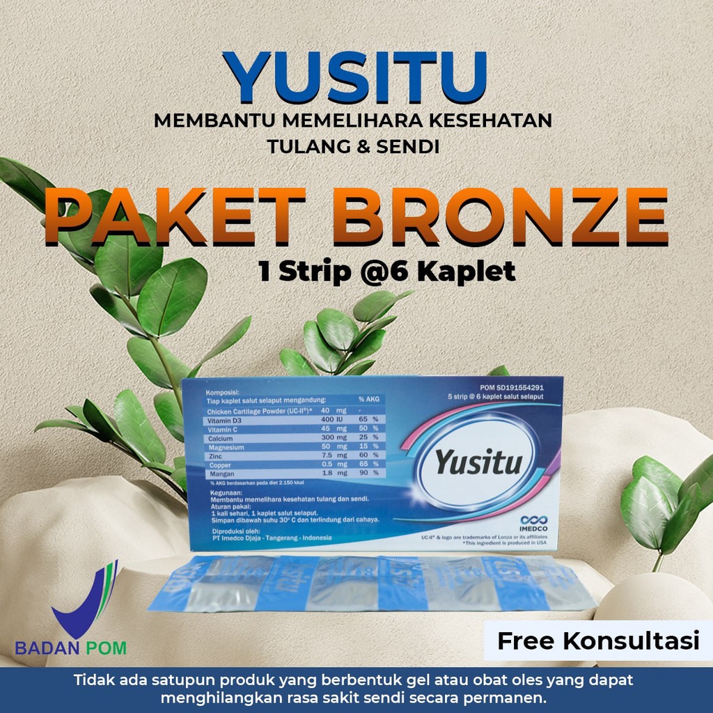 Yusitu Paket Bronze | Membantu Mengatasi Masalah Sendi Dan Tulang