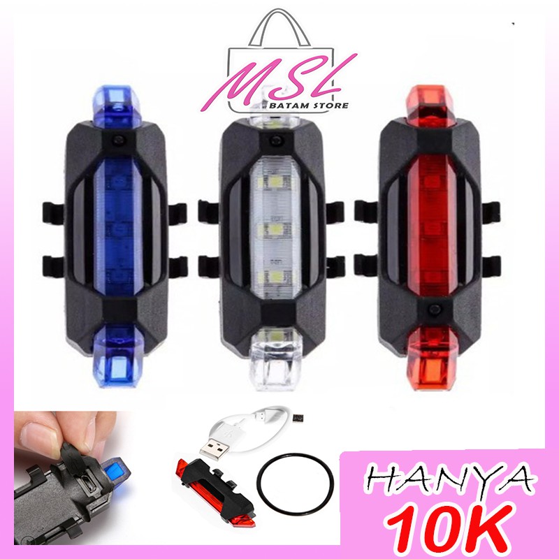 LAMPU SEPEDA / LAMPU SEPEDA LED WARNA / LAMPU SEPEDA USB