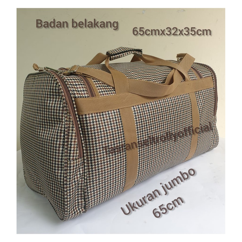 Tas Pakaian Travel Bag Polo Interclub 65x32x35 ukuran Jumbo 100%original